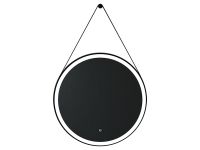 Зеркало c подсветкой UNI-FLOW M642 d800 на ремне с защитой от запотевания круглое D-80 см схема 1