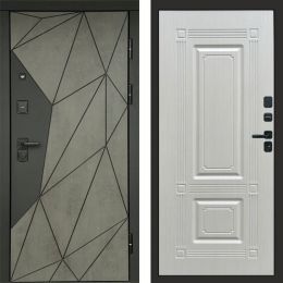 Входная дверь Termo-door Геометрия Бетон - Мадрид Лиственница
