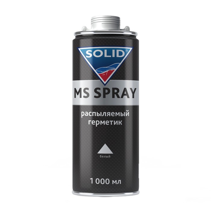 Solid 10WE.10.WE SOLID PROF MS SPRAY WHITE распыляемый герметик, цвет: белый (евробаллон), 1000мл.