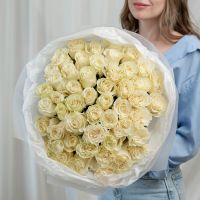 51 белая роза