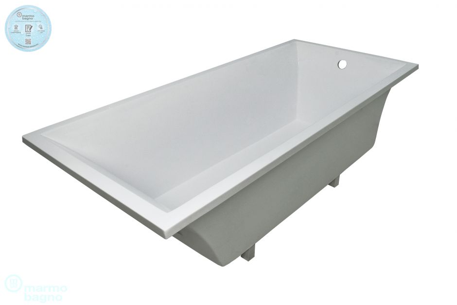 Изображение Ванна из искусственного мрамора Marmo Bagno Милано 170х75