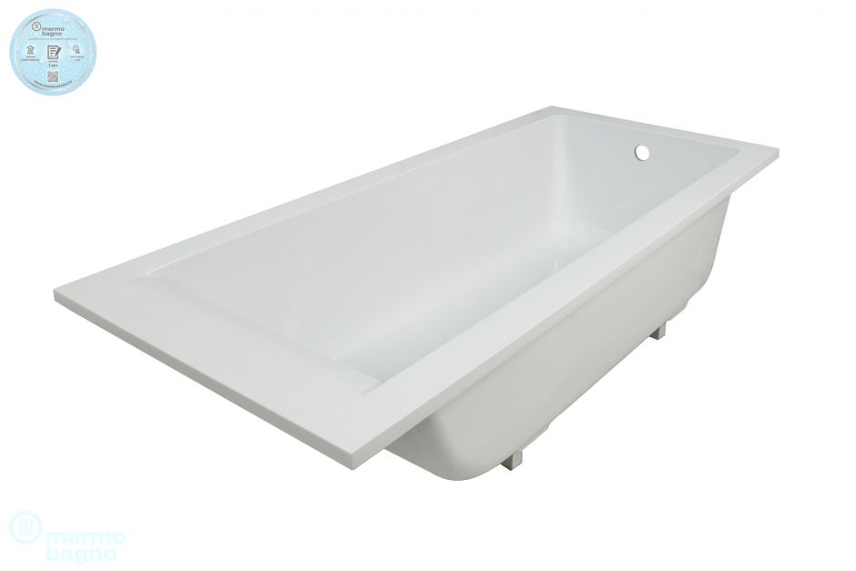 Ванна Marmo Bagno Ницца 190х90 из искусственного мрамора