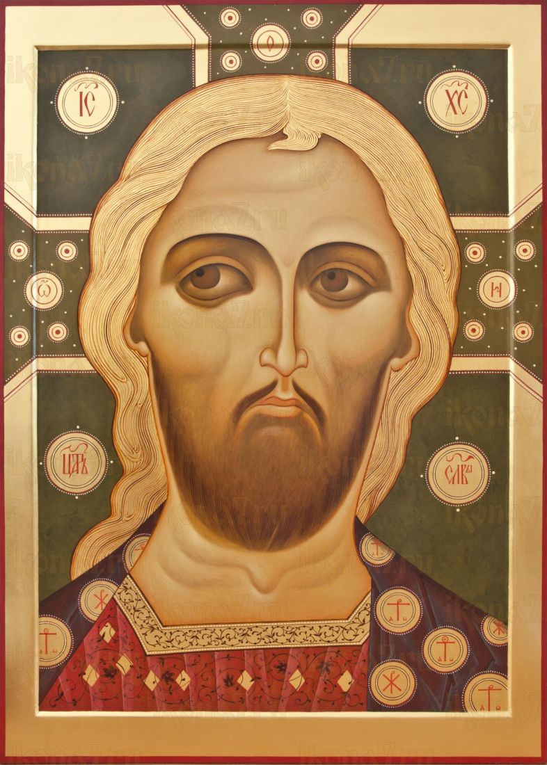 Спас Златые Власы: Чудотворная Икона (рукописная)
