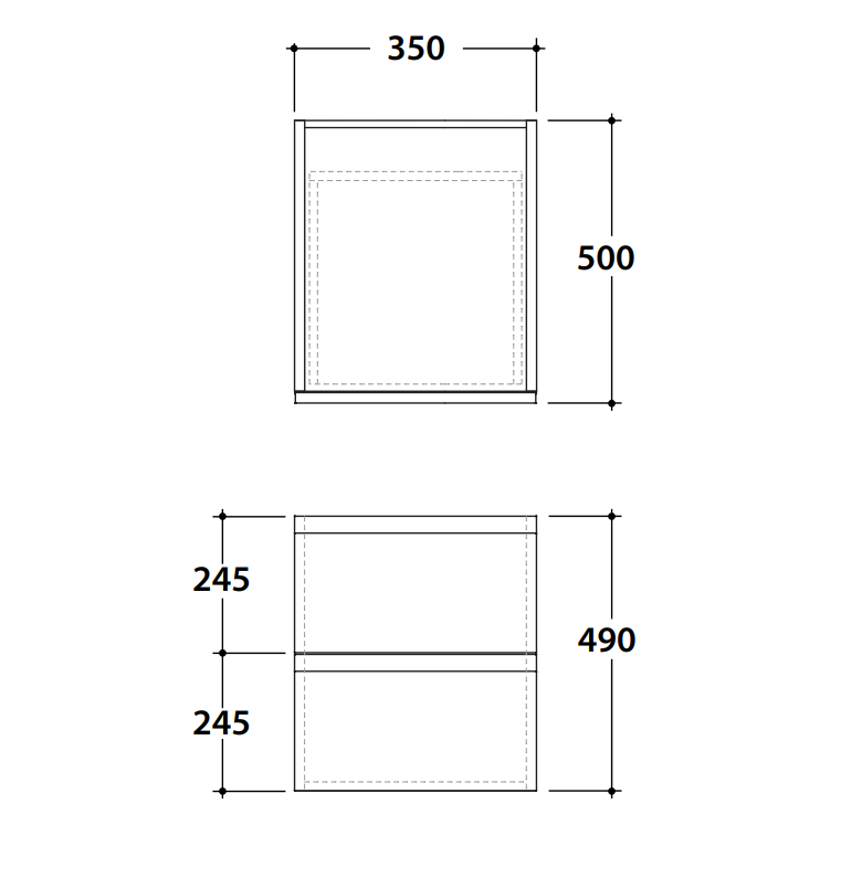 Тумба с выдвижными ящиками Globo Linea LB4935S 35x50x49 ФОТО