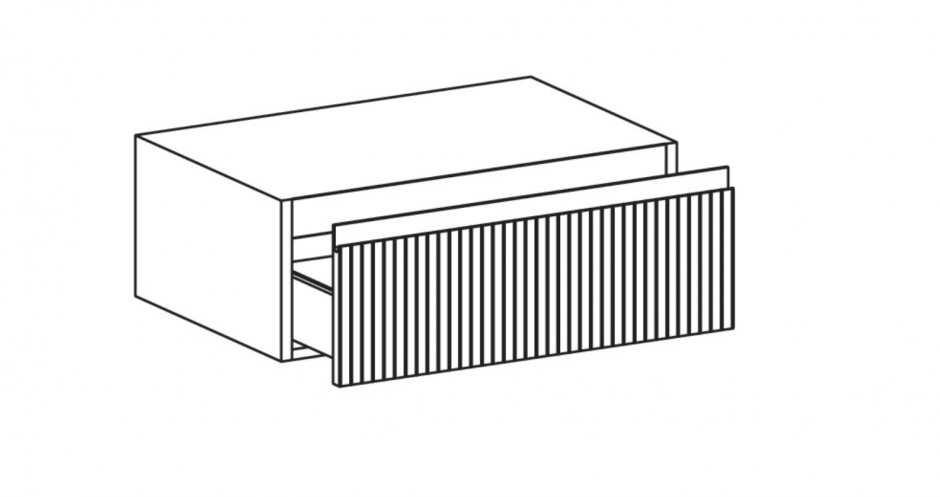 Изображение Подвесная тумба с ящиком Globo Linea LP2470D 70x50x24,5