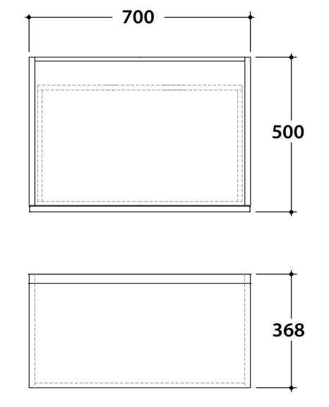 Подвесная тумба с ящиком Globo Linea LP3670M 70x50x36,8 ФОТО