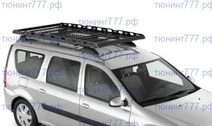 Рейлинги + поперечины + багажная корзина на крышу Лада Ларгус