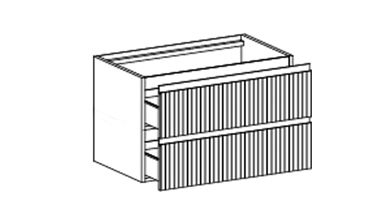 Тумба настенная с выдвижным ящиком Globo Linea LP4985D 85x50x49