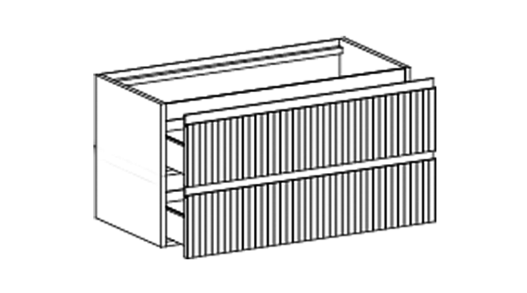 Тумба в ванную Globo Linea LP4995D 95x50x49