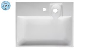 Раковина над стиральной машиной Marmo Bagno Дельта 60х50 ФОТО