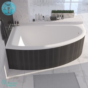 Ванна из литьевого мрамора Marmo Bagno Альба 170х110 ФОТО