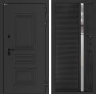 Входная дверь Лабиринт Аляска Лайт - 31 Черный кварц с терморазрывом