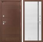 Входная дверь Лабиринт Термо Лайт - 22 Белый софт с терморазрывом