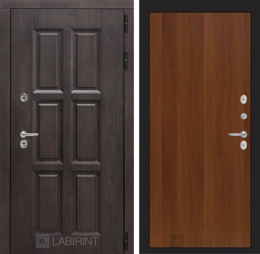 Входная дверь Лабиринт Лондон - 05 Итальянский орех с терморазрывом