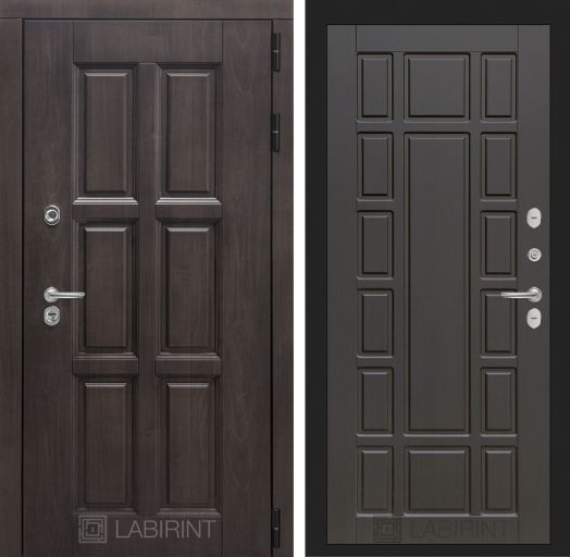 Входная дверь Лабиринт Лондон - 12 Венге с терморазрывом