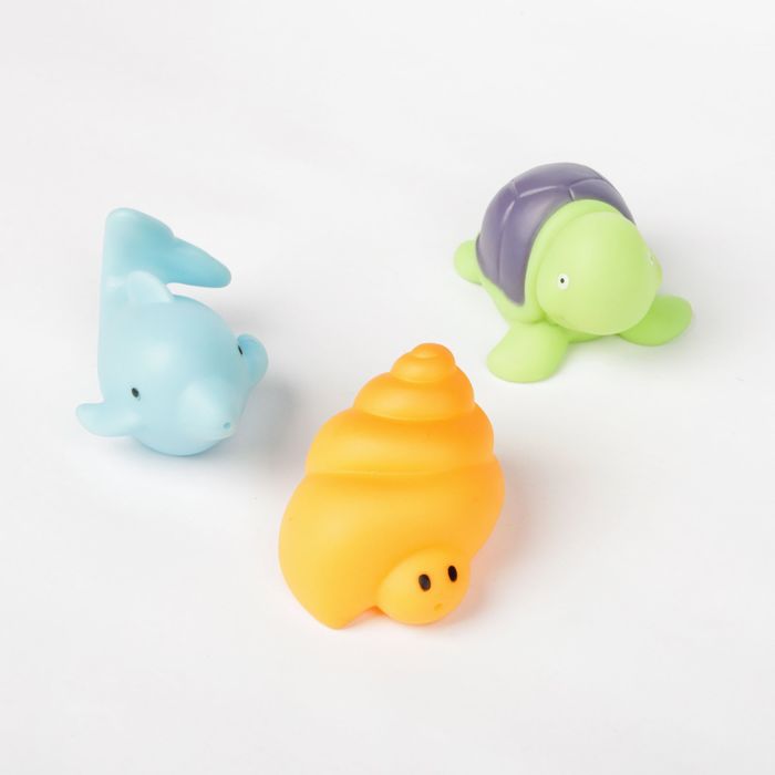 Игрушки для купания в ванне «Морской мир», набор 3 шт.