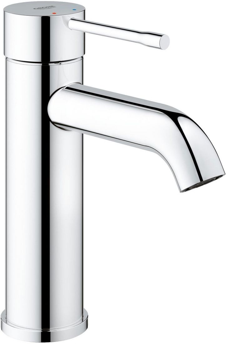 23590001 Essence Смеситель для раковины 102 мм, гладкий, EcoJoy, хром