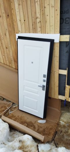 Входная дверь с терморазрывом АСД Диксон - Белый матовый