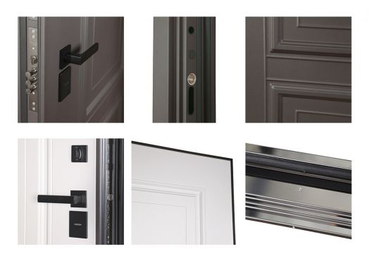 Входная дверь с терморазрывом АСД Тайга - Белый