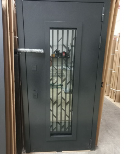 Входная дверь с терморазрывом и стеклопакетом Бункер BN-11 Тепло Про - Белый софт