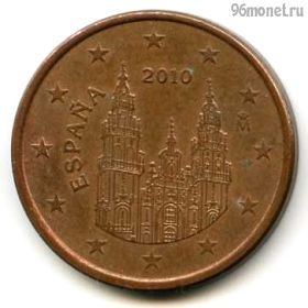 Испания 5 евроцентов 2010