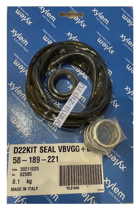 Lowara  ремкомплект KL01ACN - TEN D22 Q1Q1VGG+OR158/189/221£