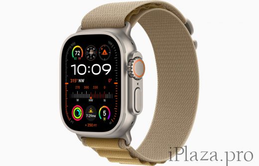 Apple Watch Ultra 2 49 мм, корпус из бежевого титана, ремешок Alpine