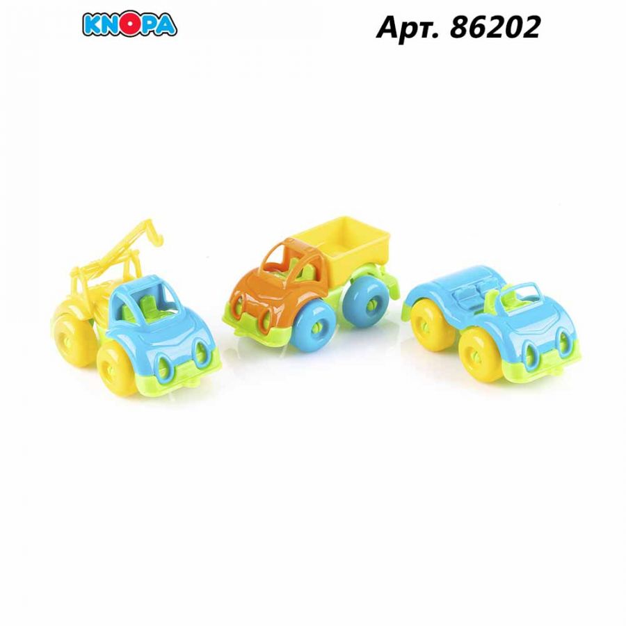 Игровой набор "Автодорога" 2,5 м с машинками КНОПА