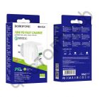 СЗУ Borofone BA46A с USB И TYPE-C выходом (PD18W +QC3.0,) белый
