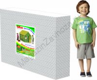 Домик зелено-оранжевый 120x120 см