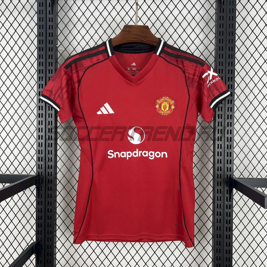 Женская футболка Manchester United (домашняя форма) 25/26