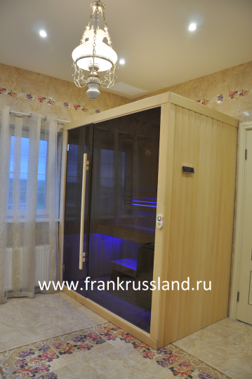 Финская сауна Frank  F818 Липа 1800x1400x2100mm схема 10