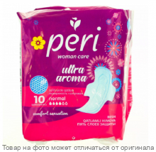 PERI Прокладки гигиенические Ultra Aroma Normal Soft 10шт (хлопок)