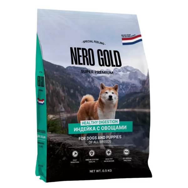 Сухой корм для собак Nero Gold Super Premium Sensitive с индейкой