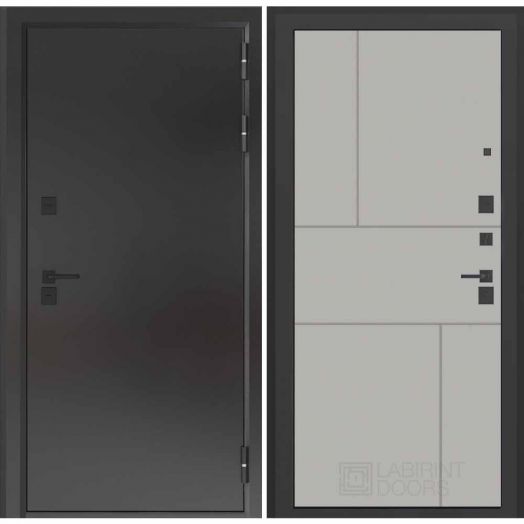 Входная дверь с терморазрывом Бункер BN 10 Тепло Плюс - 21 Грей софт