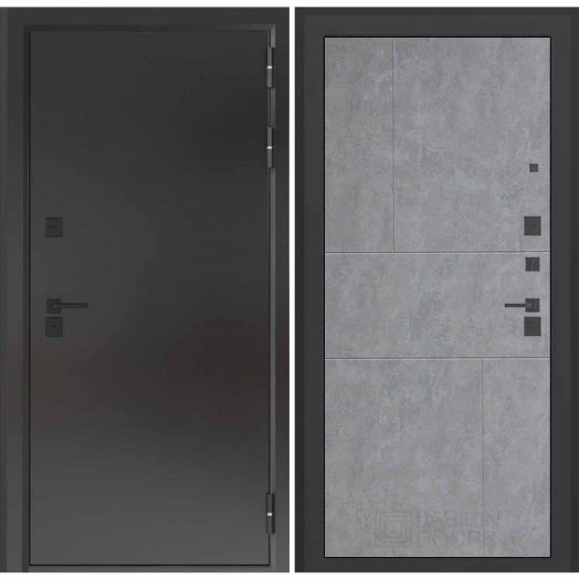 Входная дверь с терморазрывом Бункер BN 10 Тепло Плюс - 21 Бетон светлый