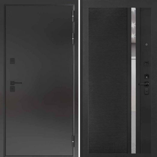 Входная дверь с терморазрывом Бункер BN 10 Тепло Плюс - 31 Черный кварц