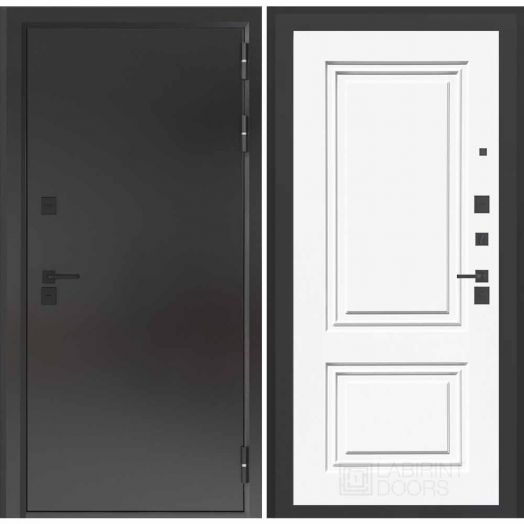 Входная дверь с терморазрывом Бункер BN 10 Тепло Плюс - 26 RAL 9003 Эмаль белая