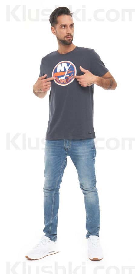 Футболка New York Islanders, сер., (ТМ ATRIBUTIKA&CLUB) арт 309310