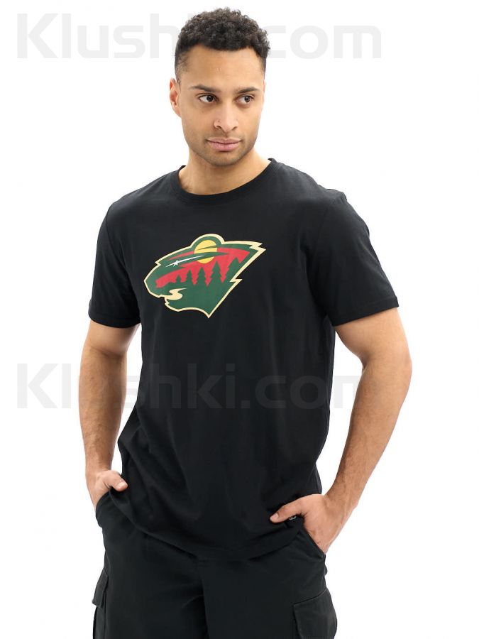 Футболка Minnesota Wild, черн.,  (ТМ ATRIBUTIKA&CLUB) арт 31800