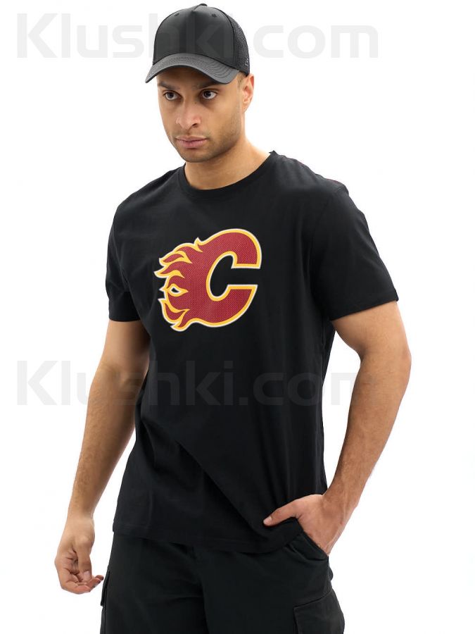 Футболка Calgary Flames, черн., (ТМ ATRIBUTIKA&CLUB) арт 31900