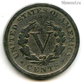 США 5 центов 1907