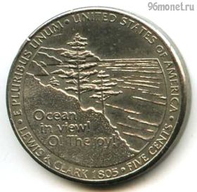 США 5 центов 2005 P