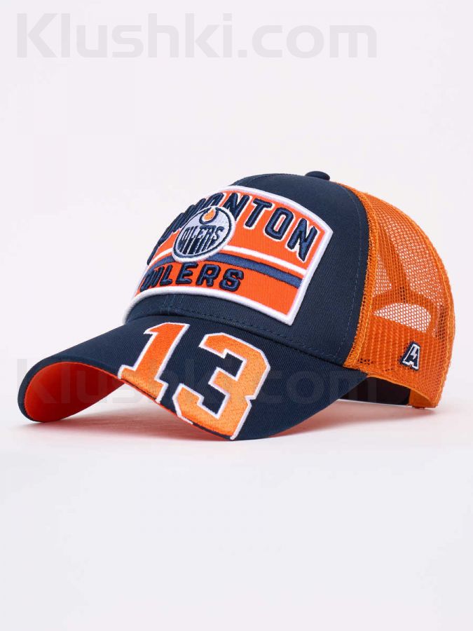 Кепка Edmonton Oilers №13, т.син.-оранж., 55-58 (ТМ ATRIBUTIKA&CLUB), Арт.32303