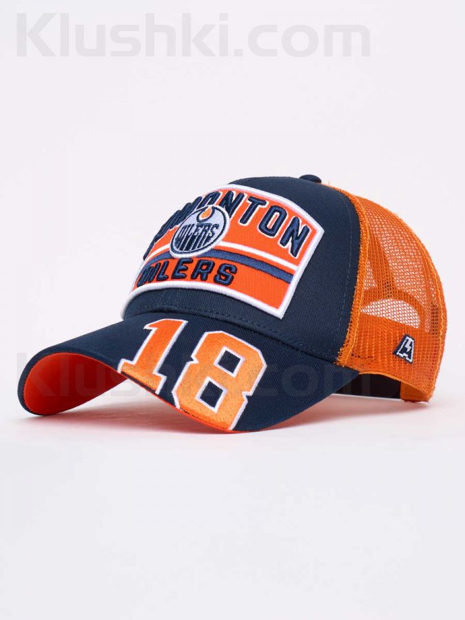 Кепка Edmonton Oilers №18, т.син.-оранж., 55-58 (ТМ ATRIBUTIKA&CLUB), Арт.32304