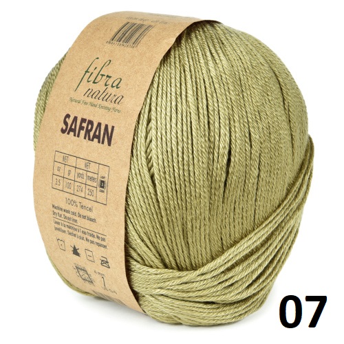 фото Пряжа SAFRAN Fibra Natura фисташка 25-07