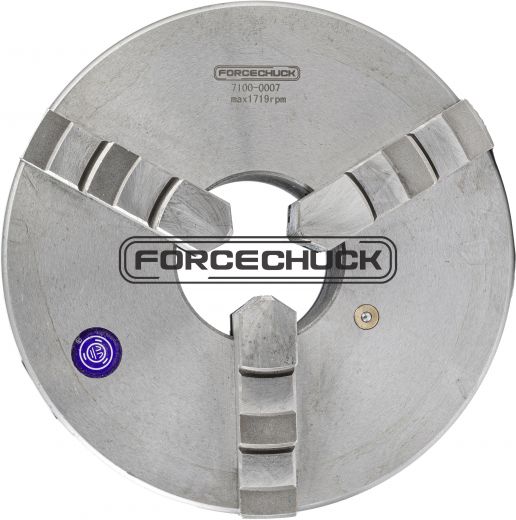Трехкулачковый самоцентрирующийся токарный патрон 7100-0007 FORCECHUCK