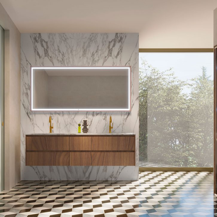 Изображение Комплект мебели №23 Oasis Eden подвесной 71х52.5 см три тумбы со столешницей