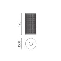 Держатель бритвы Oasis Defile 0AGD015 настольный схема 2