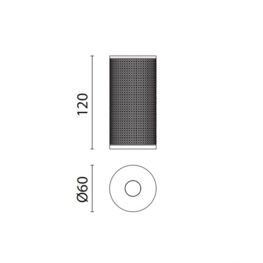 Держатель бритвы Oasis Defile 0AGD015 настольный схема 2